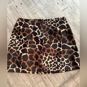 Portfolio Animal Print Mini Skirt, see description.